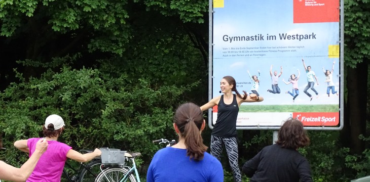 Tag 6 – Zumba im Westpark